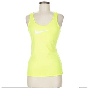 Nike neon active tank top